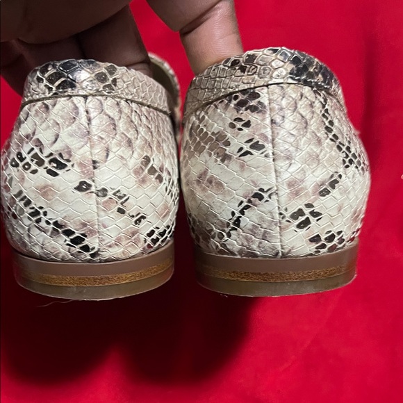 Cole Haan Black and Tan Snakeskin leather Loafers - Picture 7 of 8